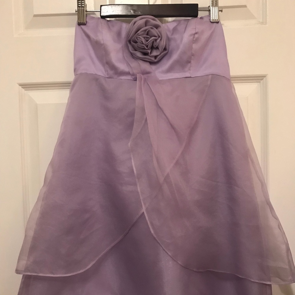 Forever 21 Purple Strapless Formal Dress Size 6